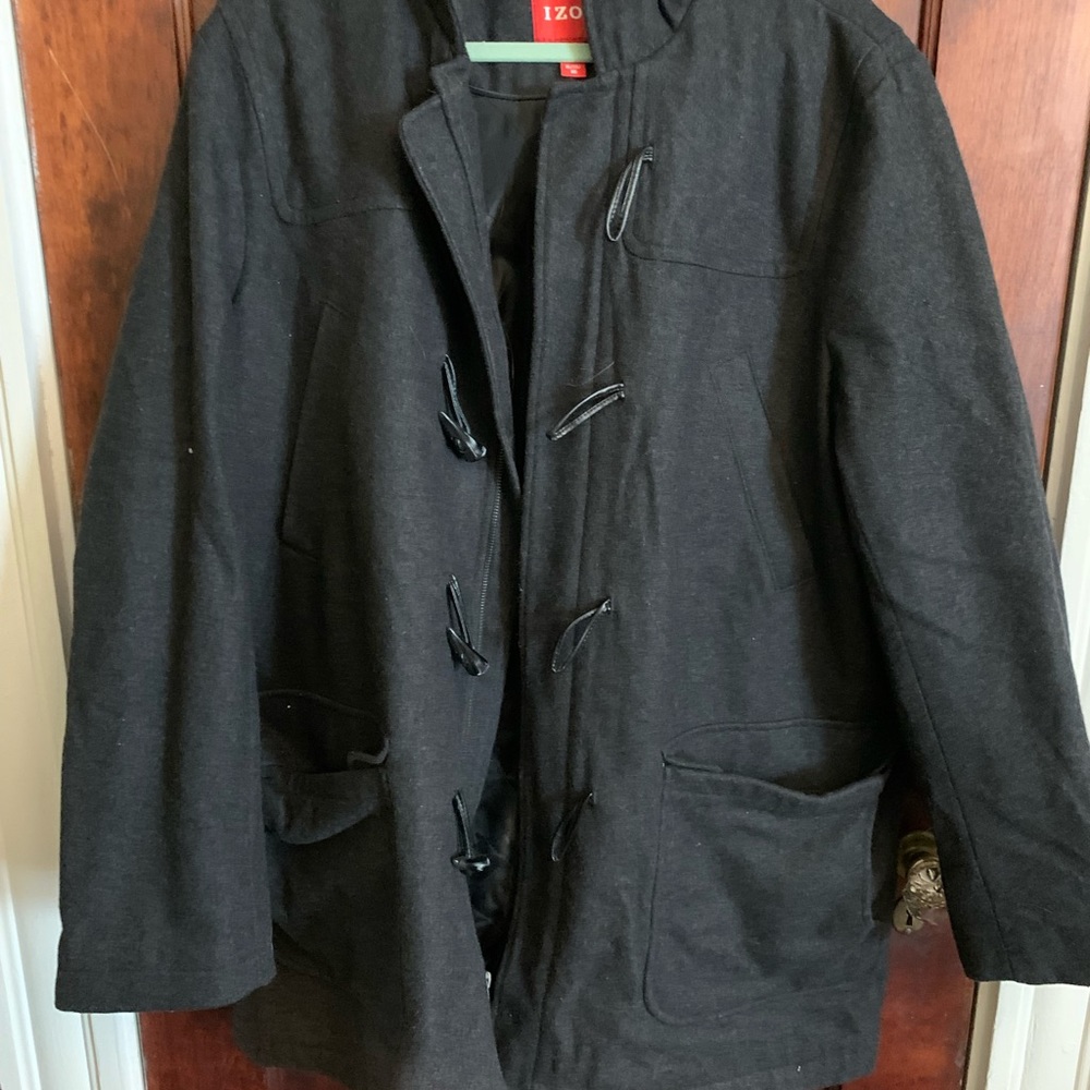 IZOD hooded toggle jacket - wool
